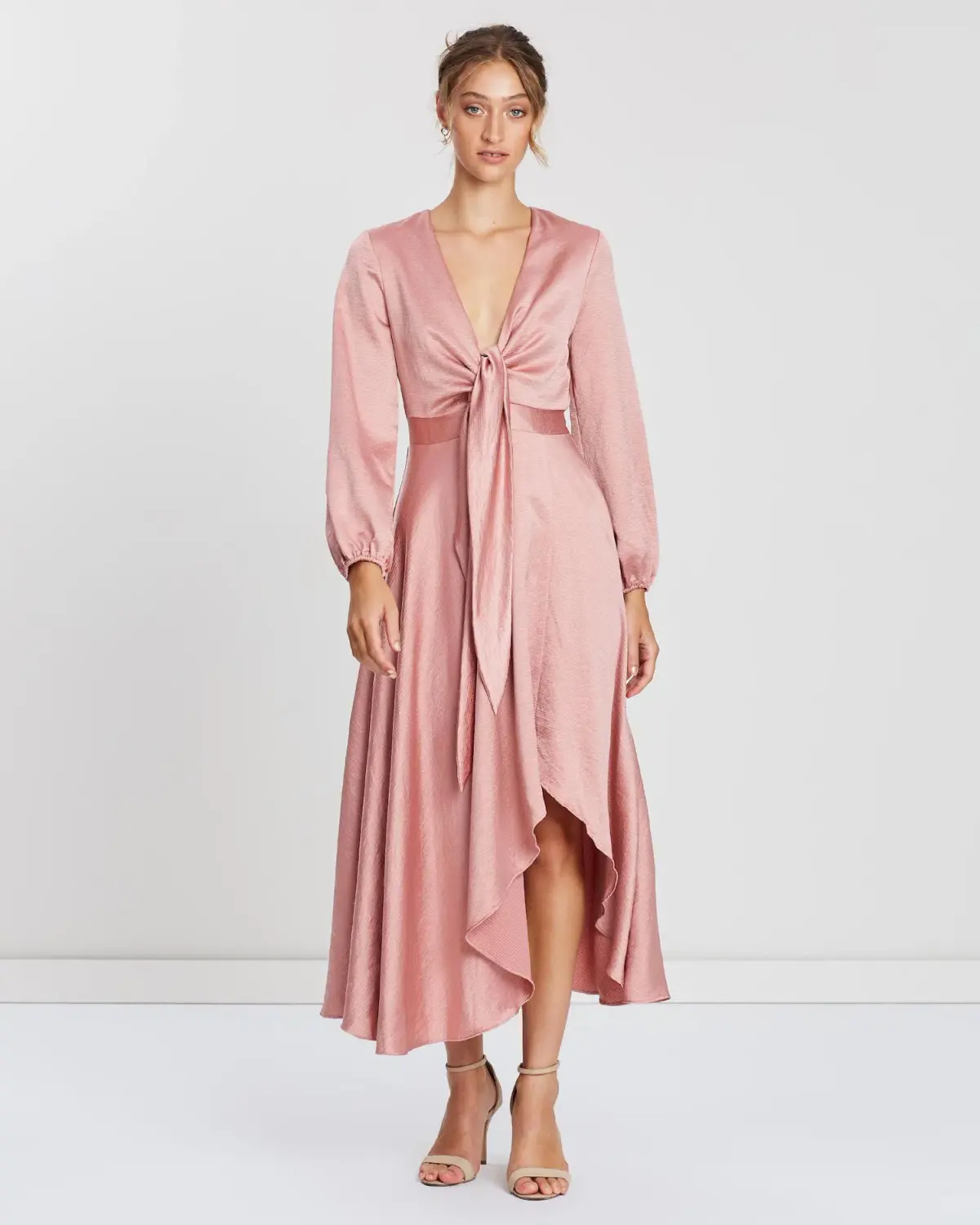 Pasduchas Mercury Midi Dress Blush Size 8  - Image 1