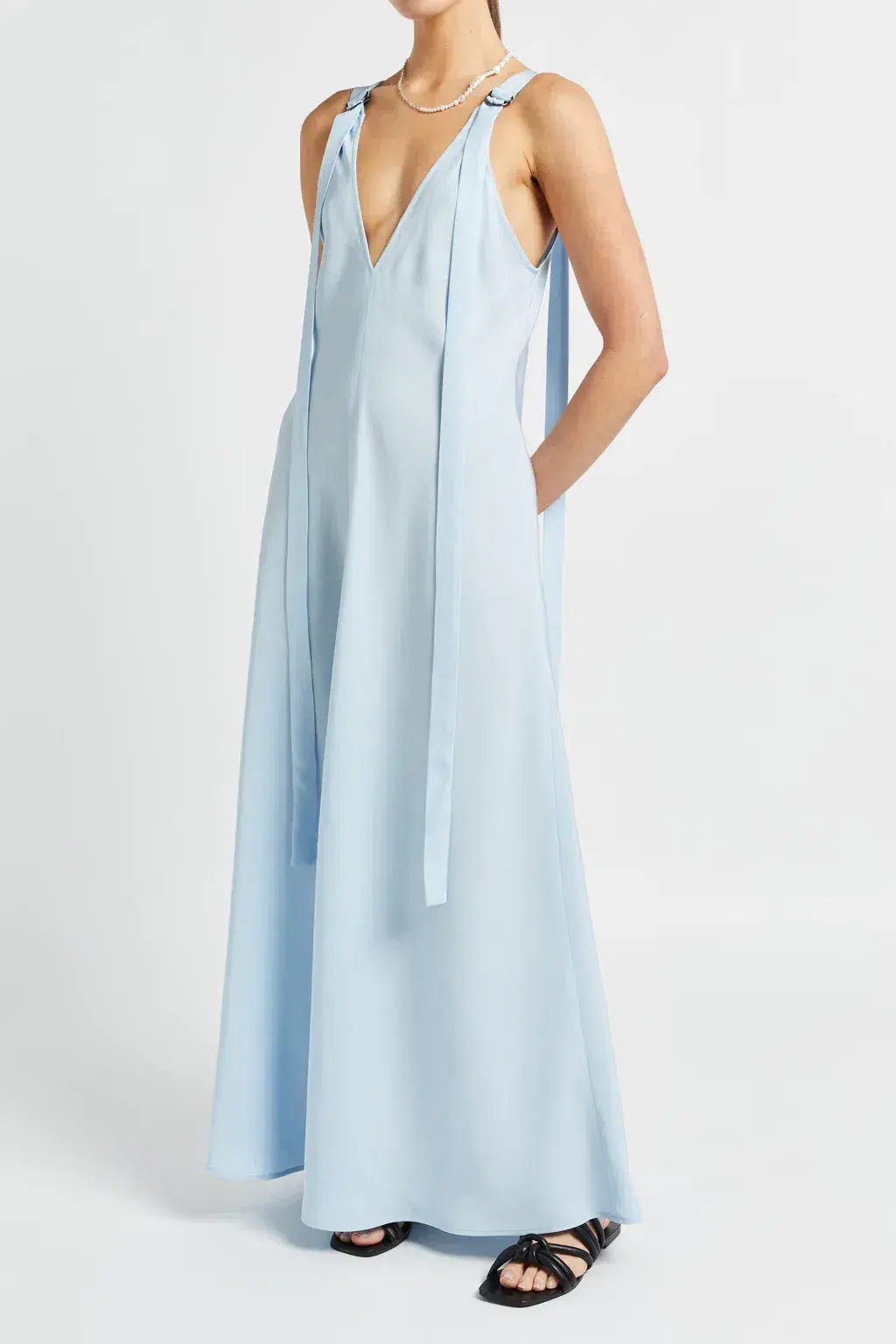 Lee Mathews Didion Dress in Blue Size 1/ AU 8 - Image 1