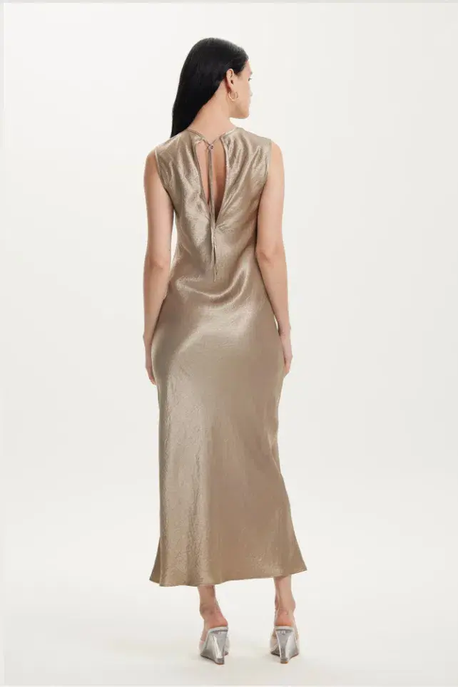 Third Form Crush Bias Tank Maxi Dress Sage Size 10 - Image 2