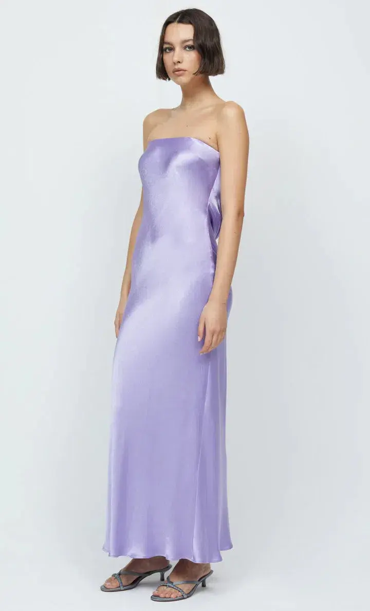 Bec & Bridge Moon Dance Strapless Maxi Dress Lilac Size S / AU 8 for rent on The Volte - main image