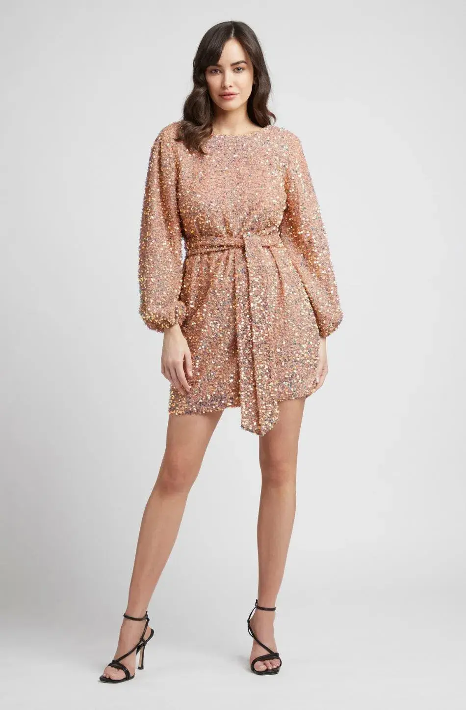 Sheike Xanadu Dress Gold Size AU 8 - Image 3