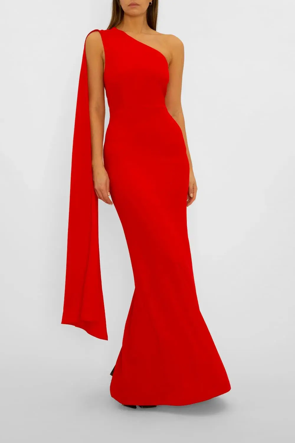 Carla Zampatti Homage To Carla Gown Red Size AU 8 - Image 1