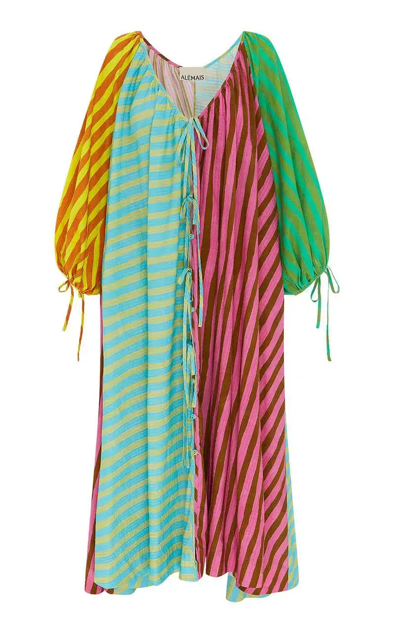 Alemais Bobbie Pool Dress Multi-colored Size AU 14 for rent on The Volte - main image
