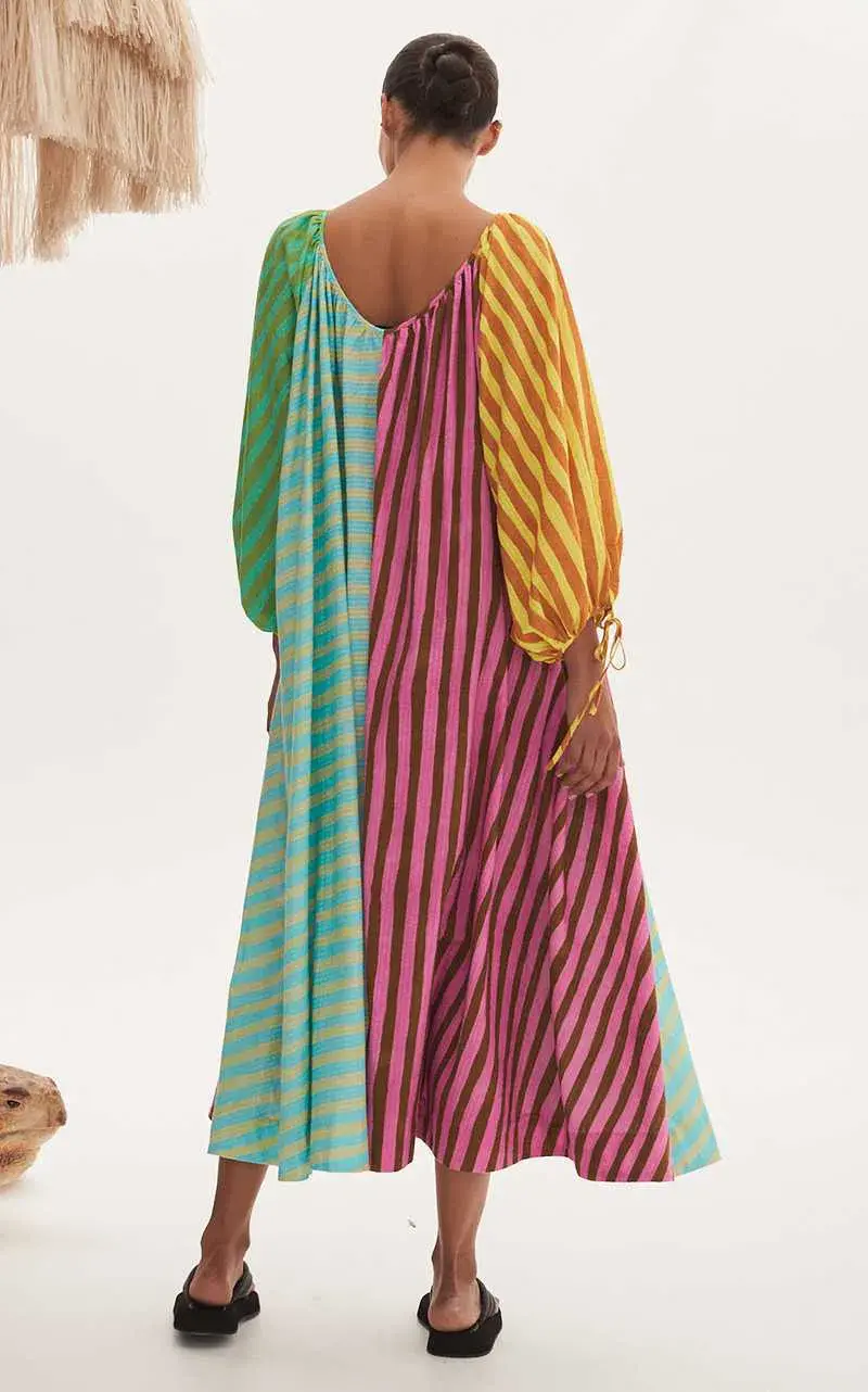 Alemais Bobbie Pool Dress Multi-colored Size AU 14 - Image 3