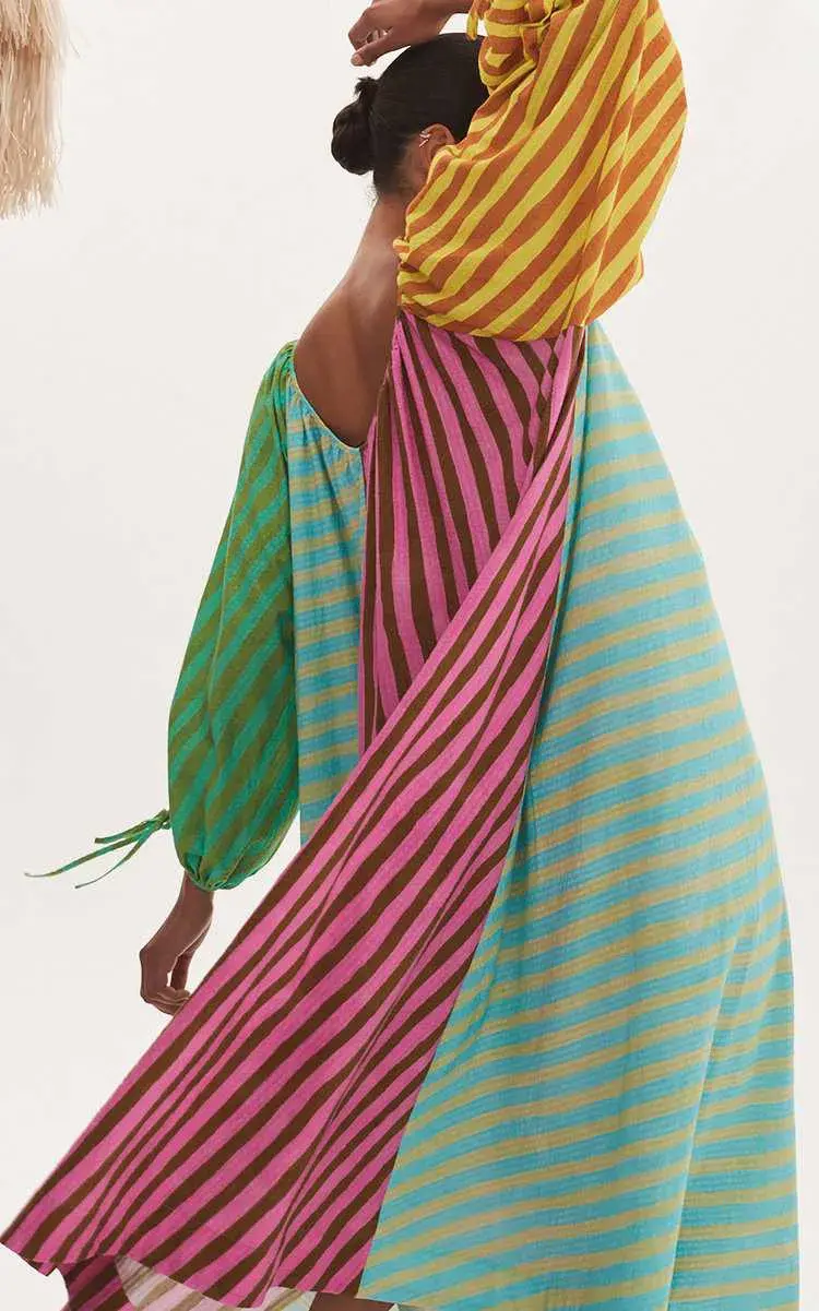 Alemais Bobbie Pool Dress Multi-colored Size AU 14 for rent on The Volte - main image