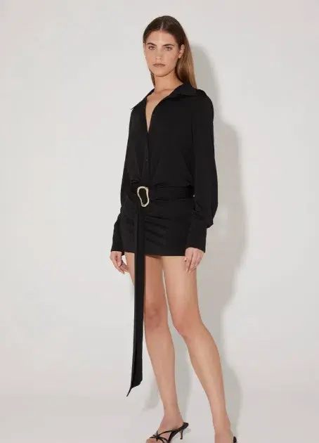 Hansen and Gretel Samphire Mini Dress Black Size 10 - Image 2