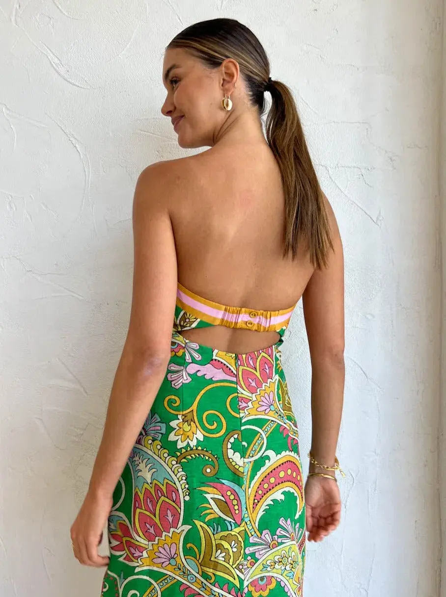 Alemais Marion Bodice Dress Green Size L / AU 12 - Image 3