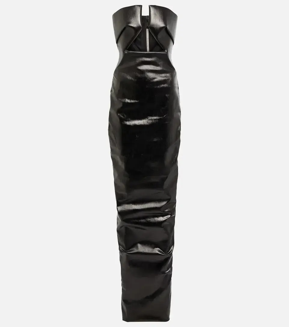 Rick Owens Prong Dress Black Size 10 - Image 2