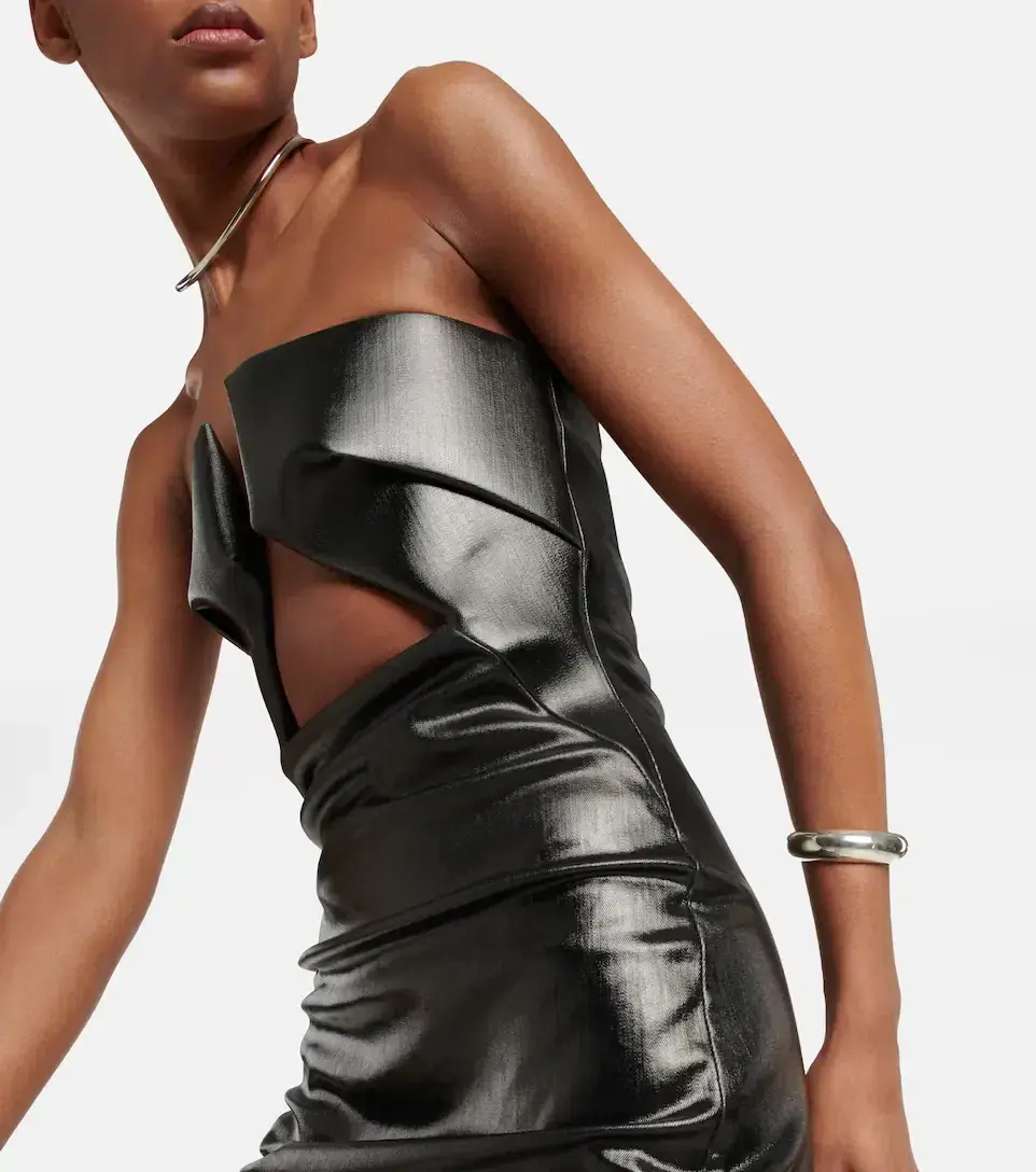 Rick Owens Prong Dress Black Size 10 - Image 3