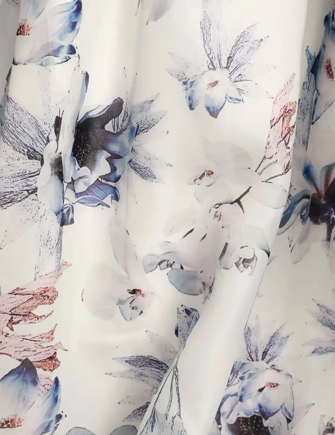 Bariano Josephine One Shoulder High Low Gown Floral Size 6 for rent on The Volte - main image