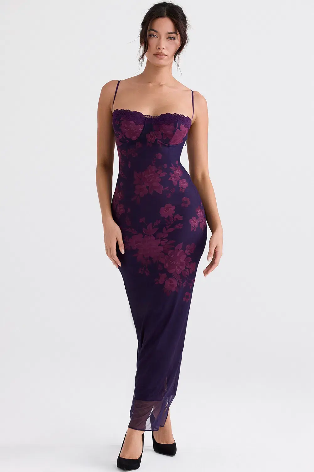 House Of CB Aiza Dress Grape Size S / AU 8 - Image 3