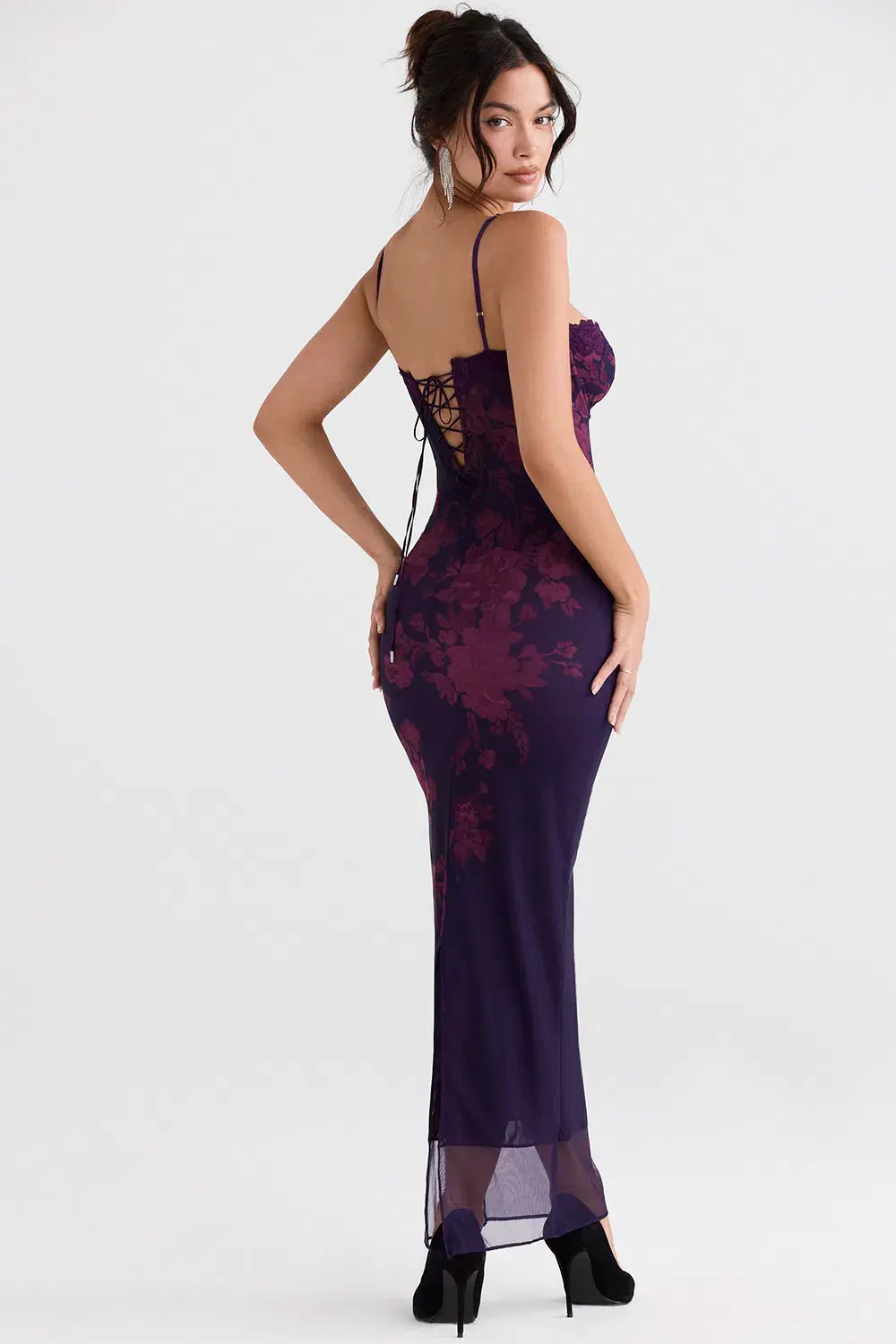 House Of CB Aiza Dress Grape Size S / AU 8 - Image 5