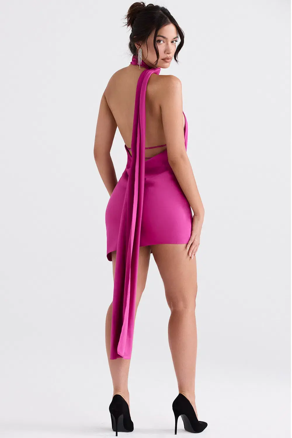 House Of CB Aida Dress Hot Pink Size M / AU 10 - Image 5