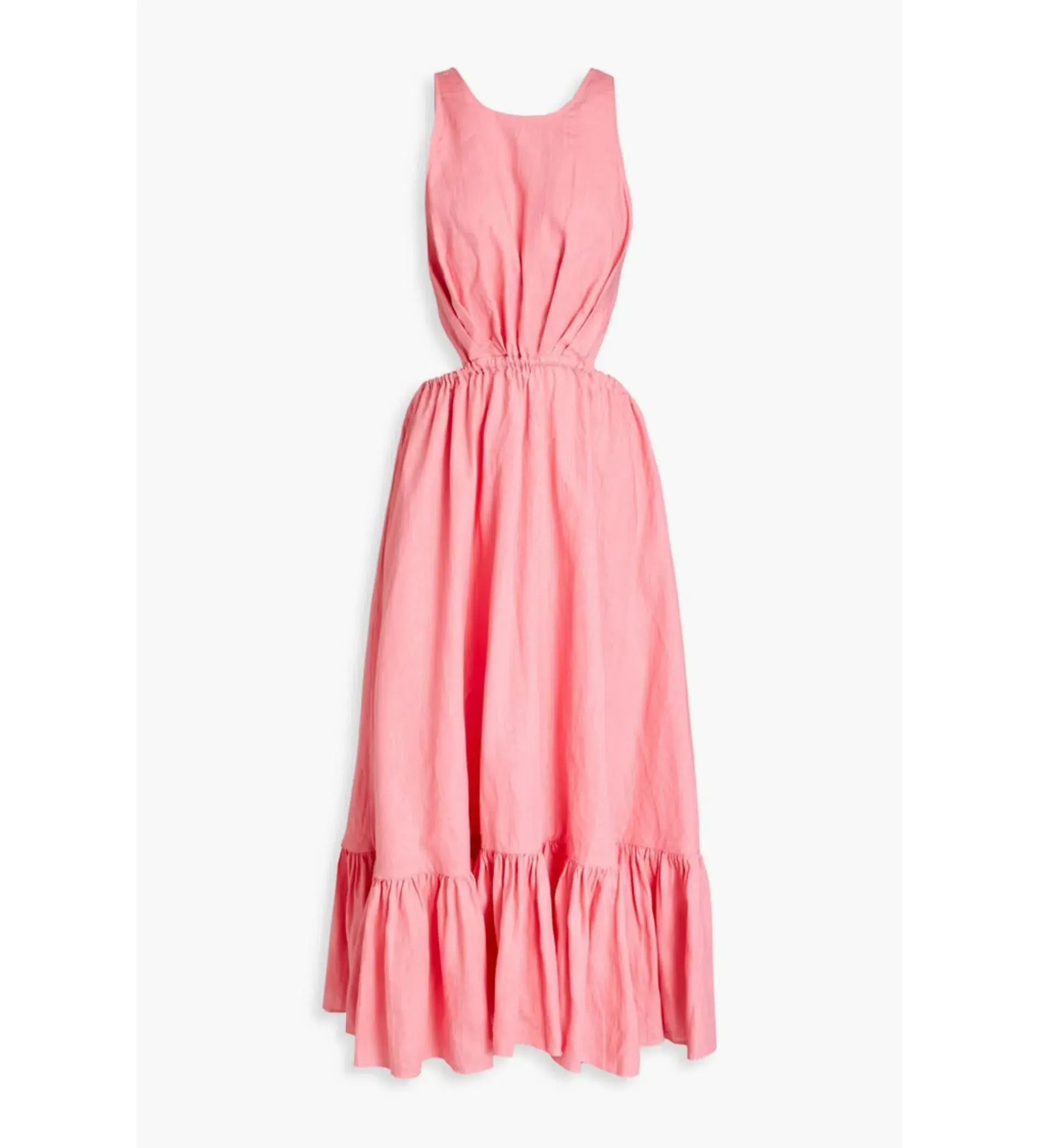 Leo Lin Flamingo Cut Out Dress Pink Size 10 - Image 3
