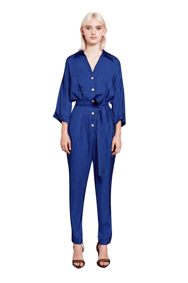 Ginger and Smart Destiny Jumpsuit in Royal Blue Purple size 14  - Image 1
