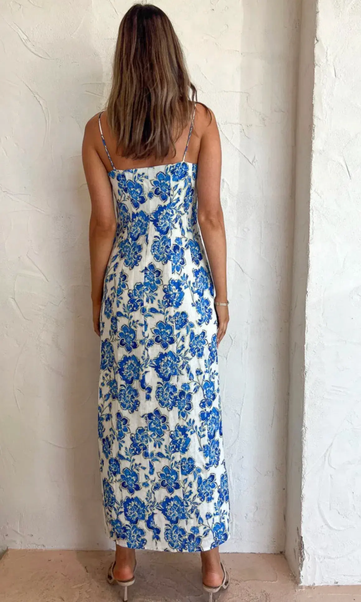 Issy Glimpse Dress In Bluebells Size 12  - Image 5