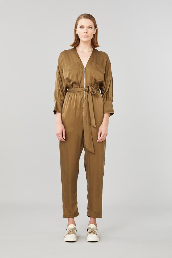 Ginger & Smart Nuance Jumpsuit Brown Size 16 - Image 1