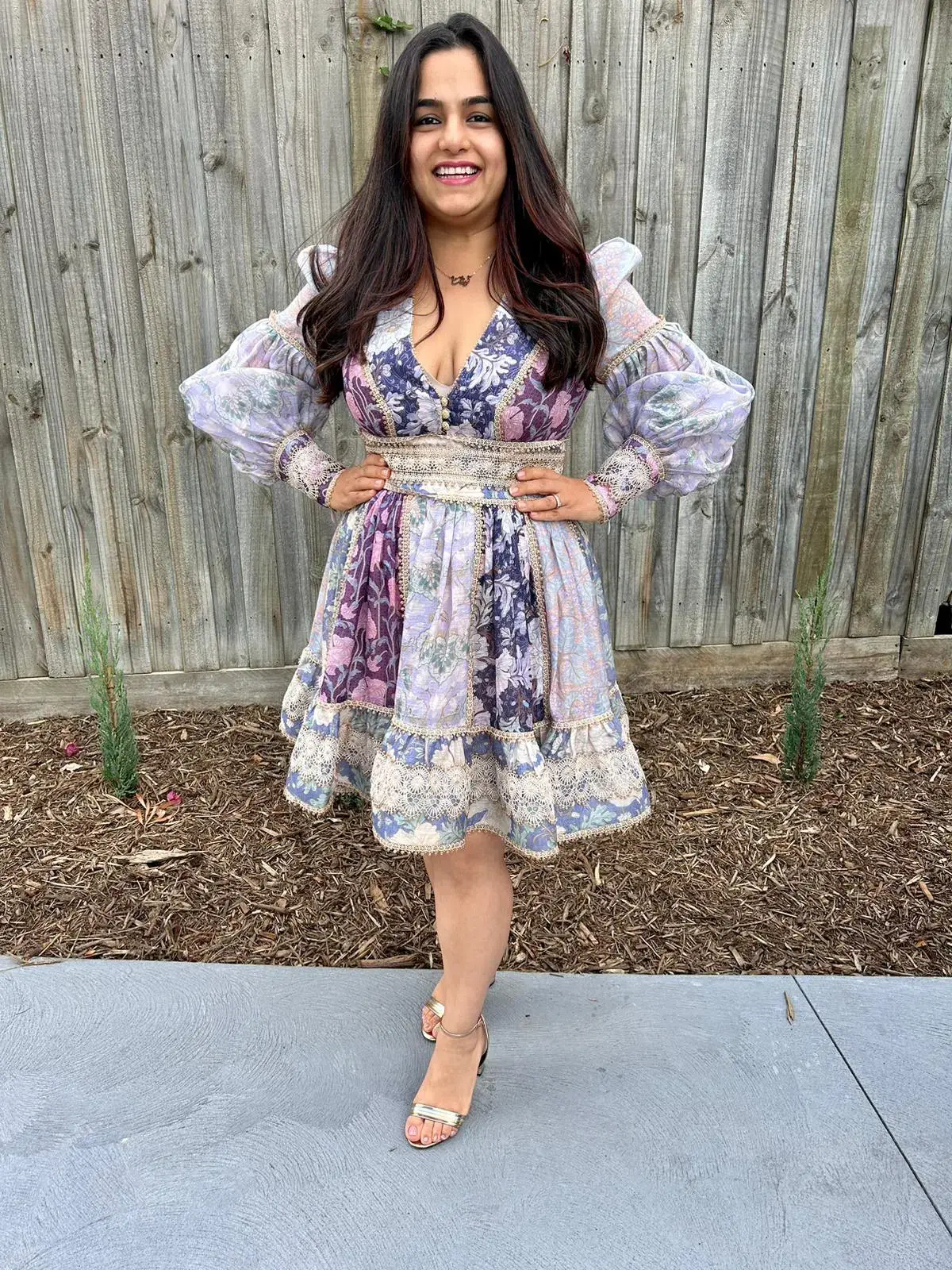 Zimmermann Celestial Mini Dress Multicolor Size 3 / Au 12-14 - Image 1