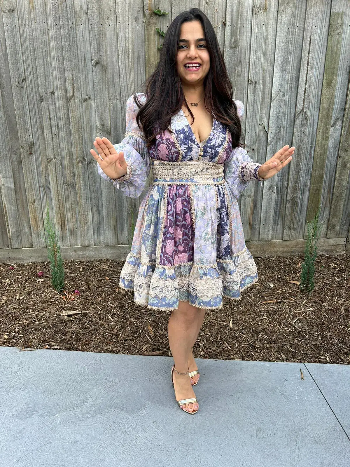 Zimmermann Celestial Mini Dress Multicolor Size 3 / Au 12-14 - Image 2