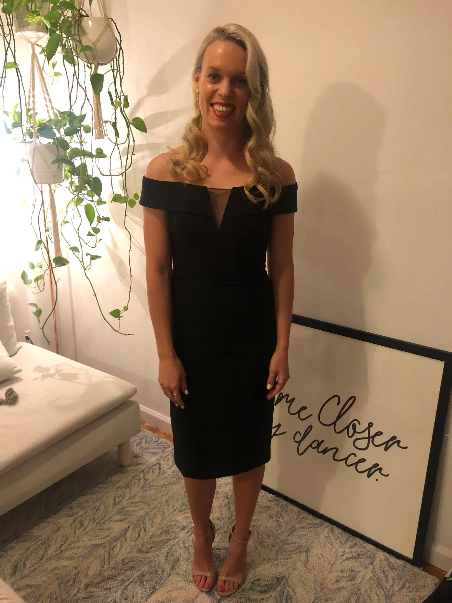 Vince Camuto Off the shoulder LBD Size 8 - Image 1