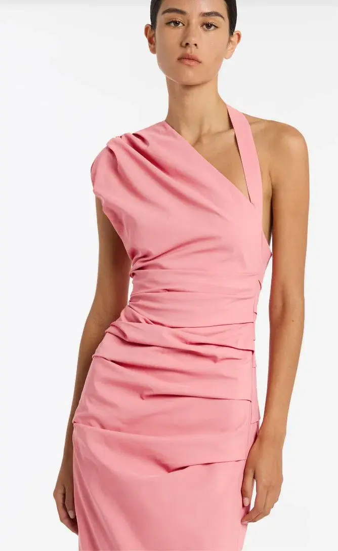 Sir the Label Giacomo Gathered Gown Pink Size 2 / AU 10 for rent on The Volte - main image