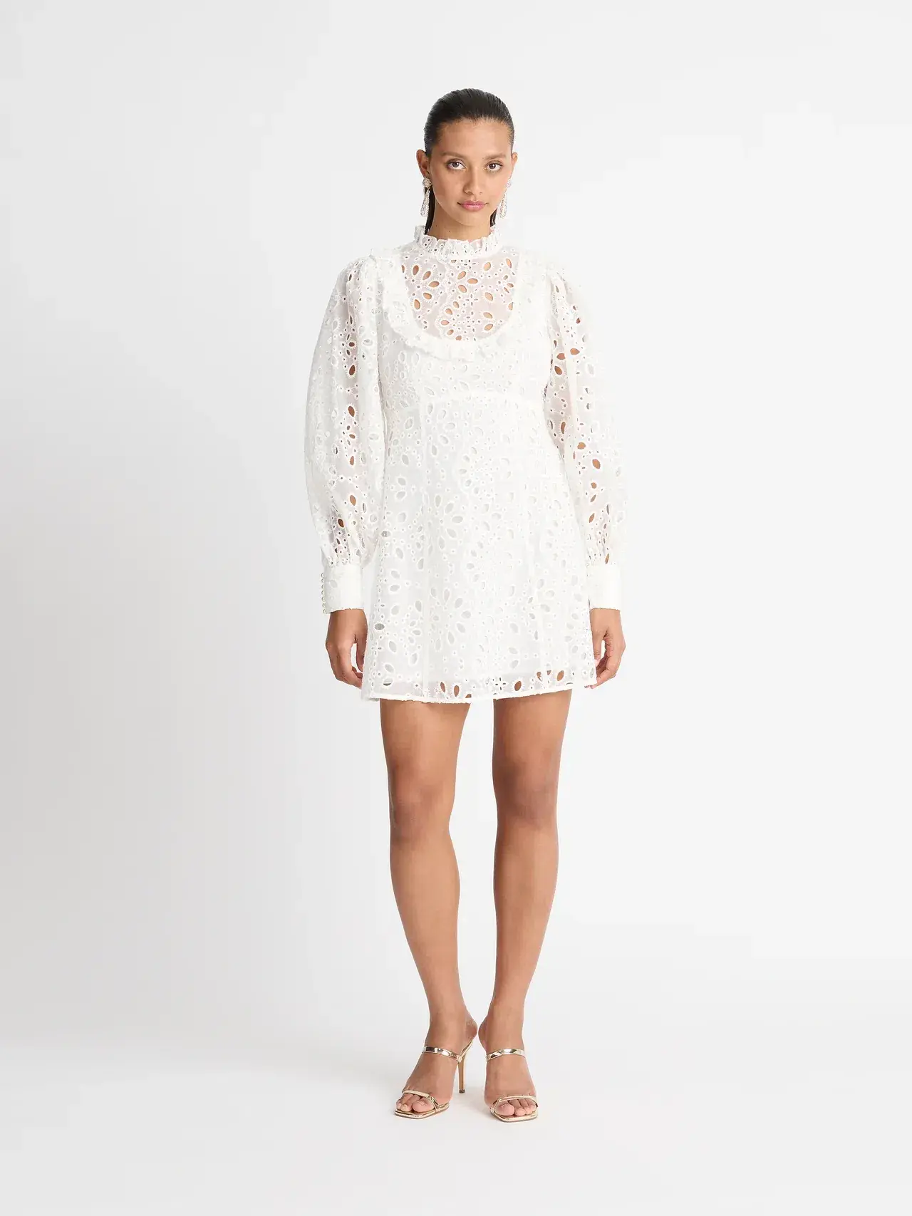 Sheike Sienna Lace Dress White Size AU 14  - Image 1