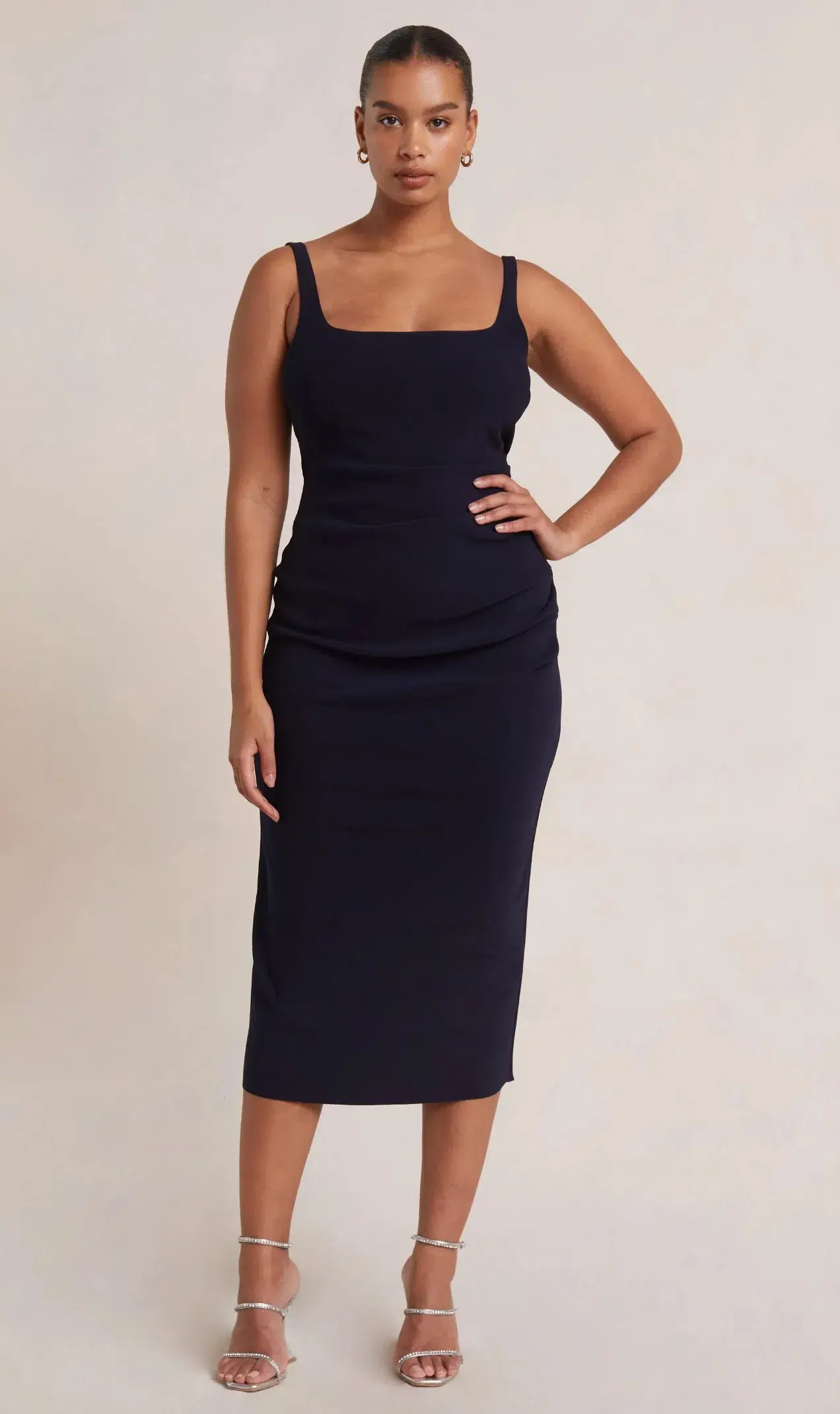 Bec & Bridge Be Mine Square Neck Dress Black Size 18 - Image 1