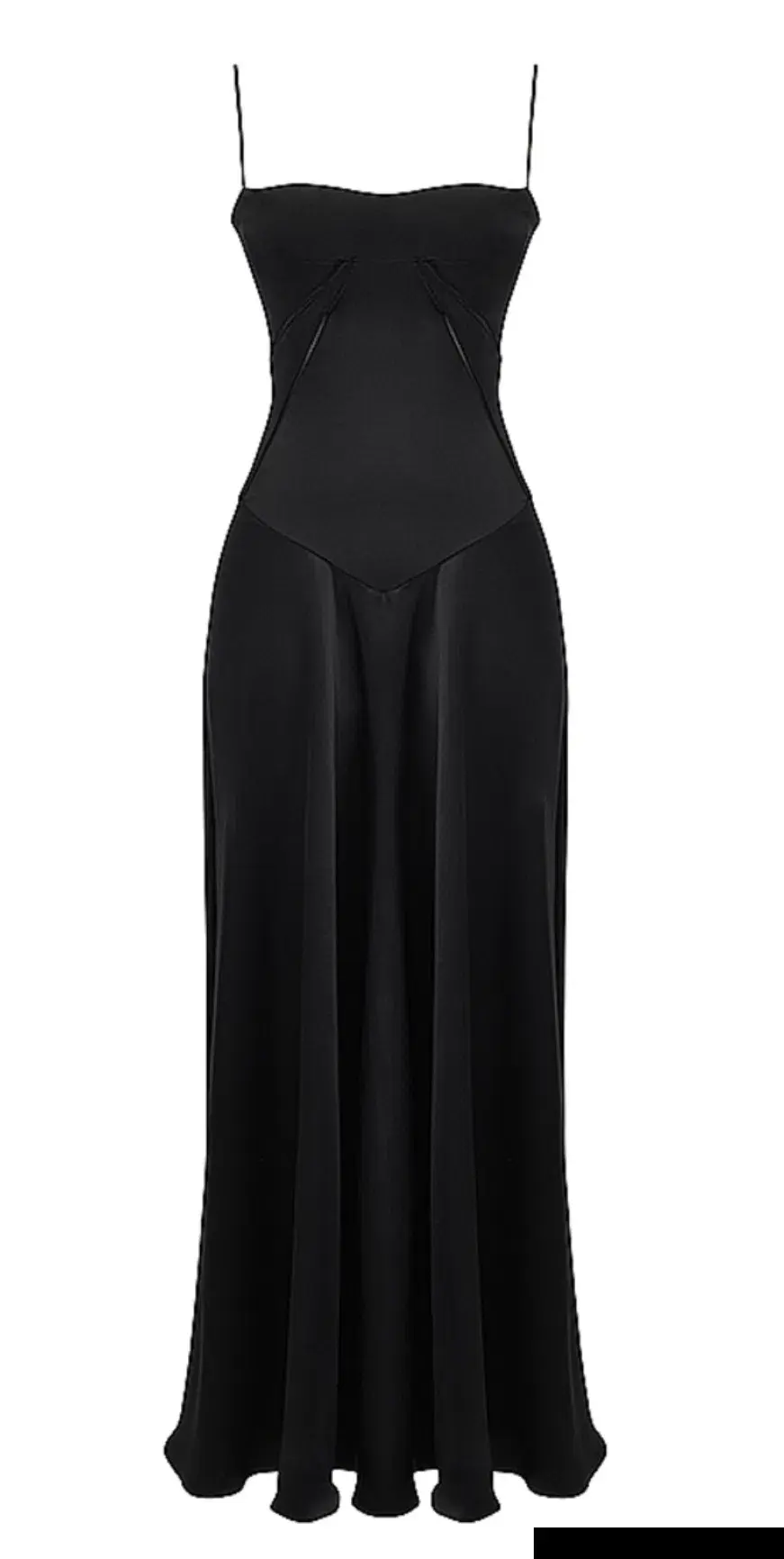 House of CB Anabella Lace Up Corset Maxi Dress in Black Size S /AU 8 for rent on The Volte - main image