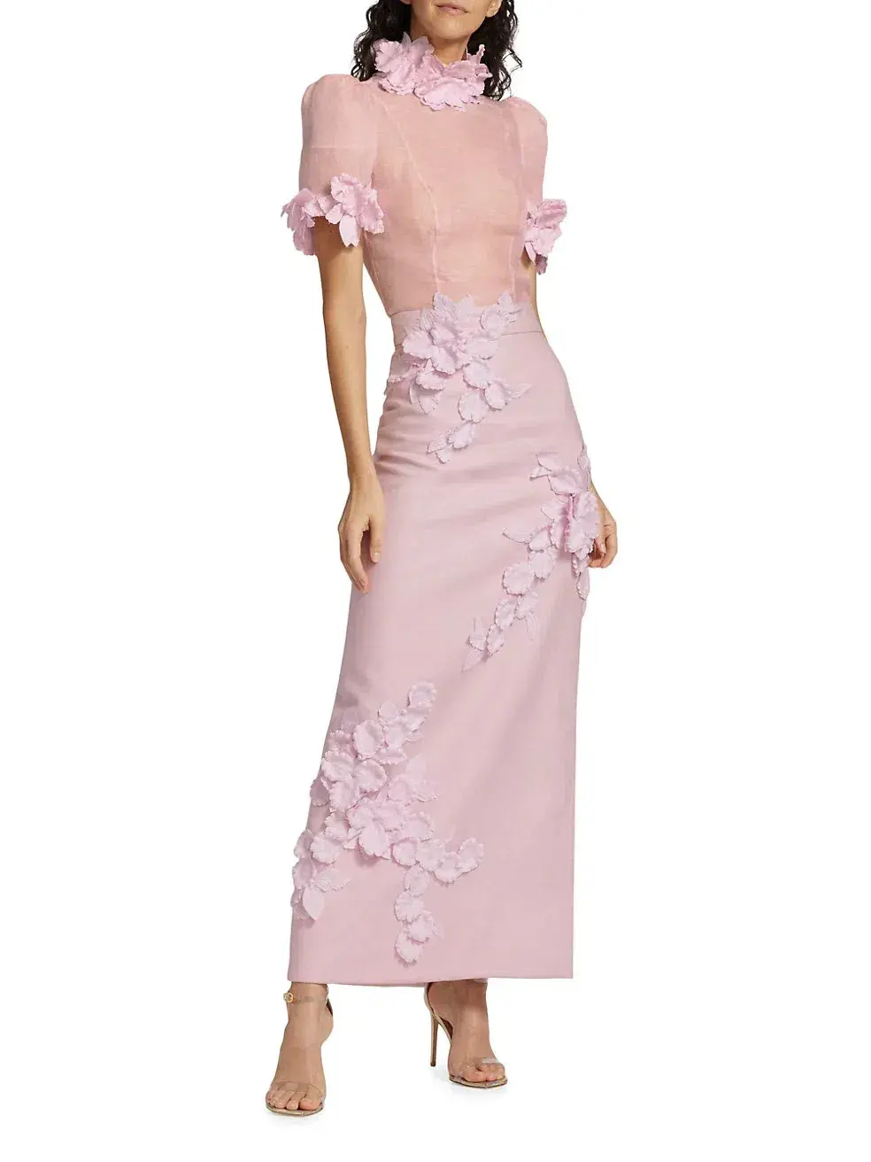 Zimmermann High Tide Flower Shirt and Skirt Set Lilac Size 0/AU 8 - Image 2