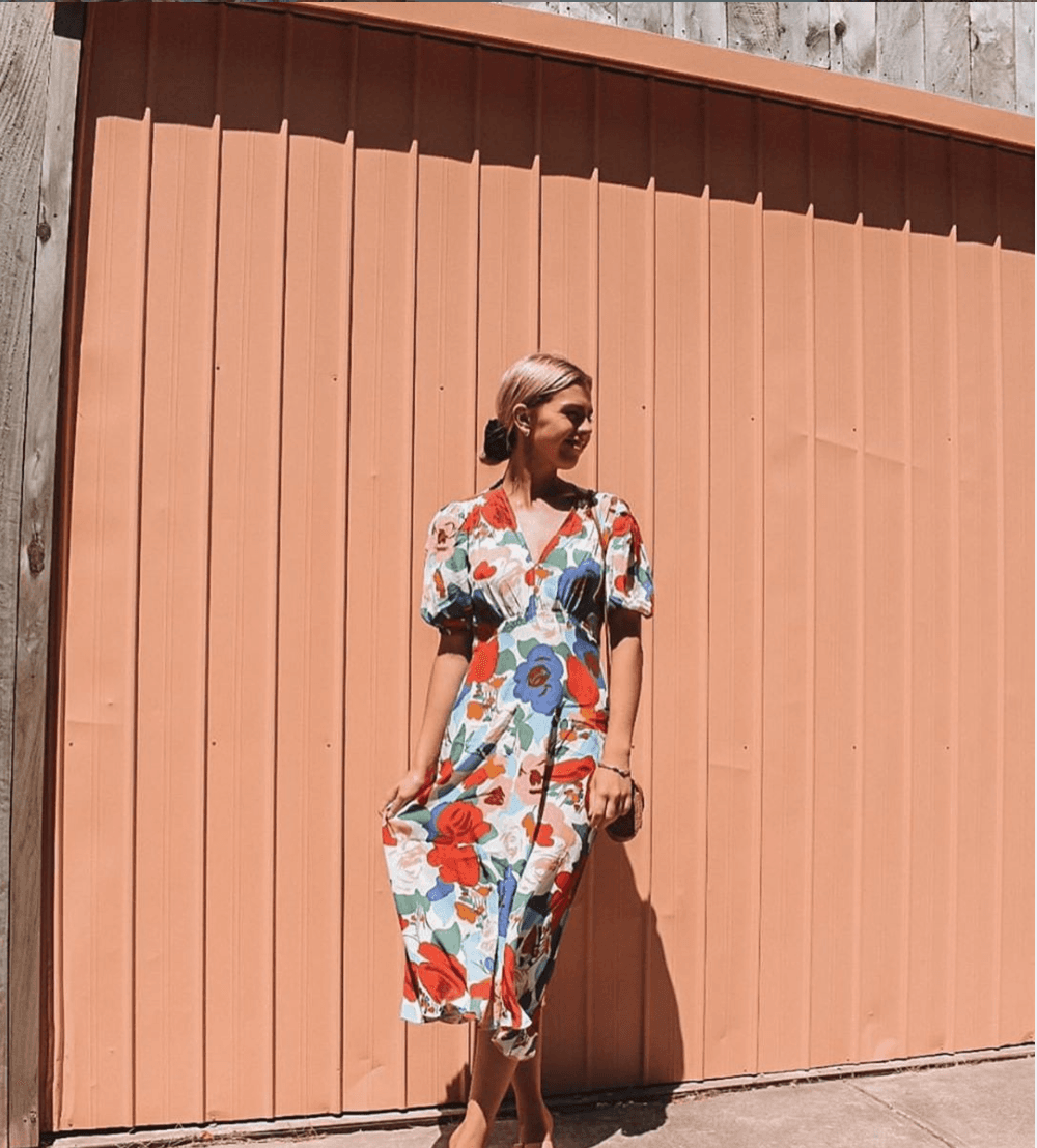 Faithful the Brand The Iris Dress Midi size 8 - Image 2