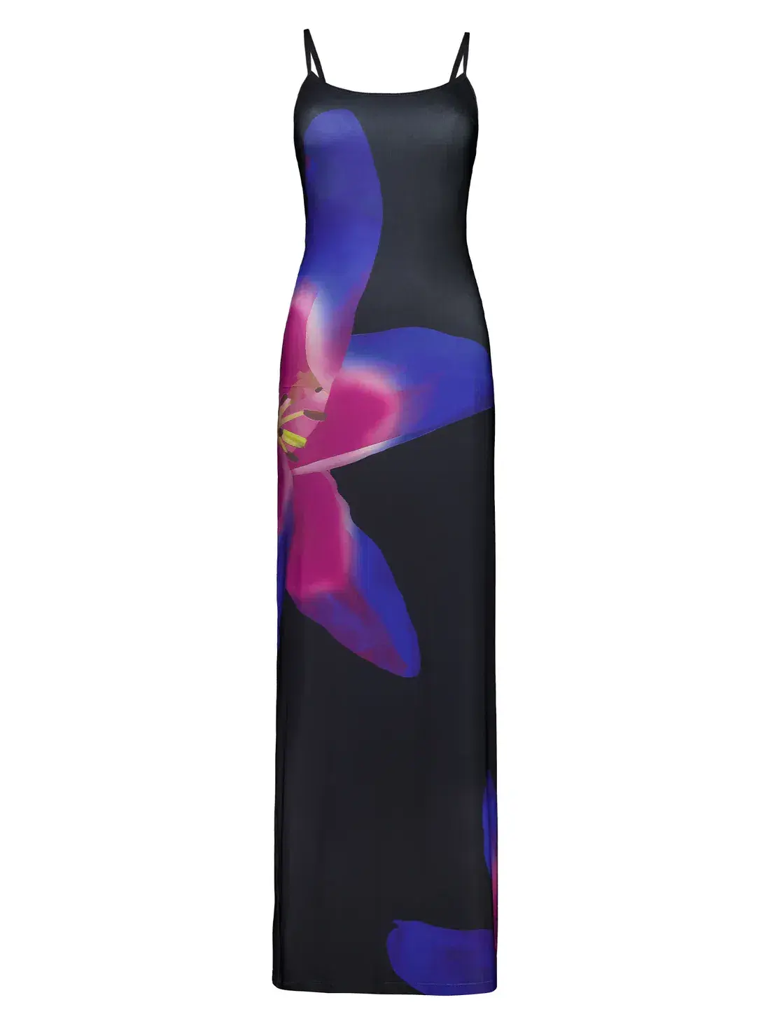 With Harper Lu Midnight Lily Floral Slip Dress Size 8 - Image 5