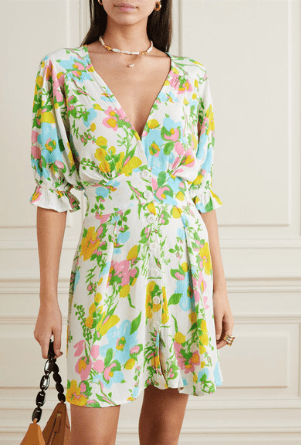 Faithful the Brand Caliente mini dress size 8 for rent on The Volte - main image