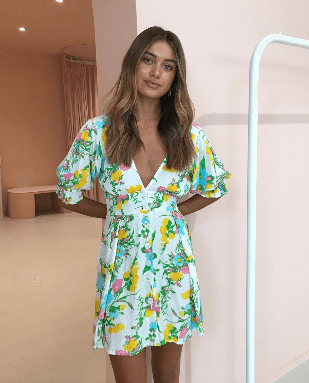 Faithful the Brand Caliente mini dress size 8 for rent on The Volte - main image