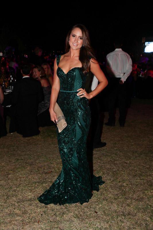 Elle Zeitoune HARRIS EMERALD GREEN GOWN for rent on The Volte - main image