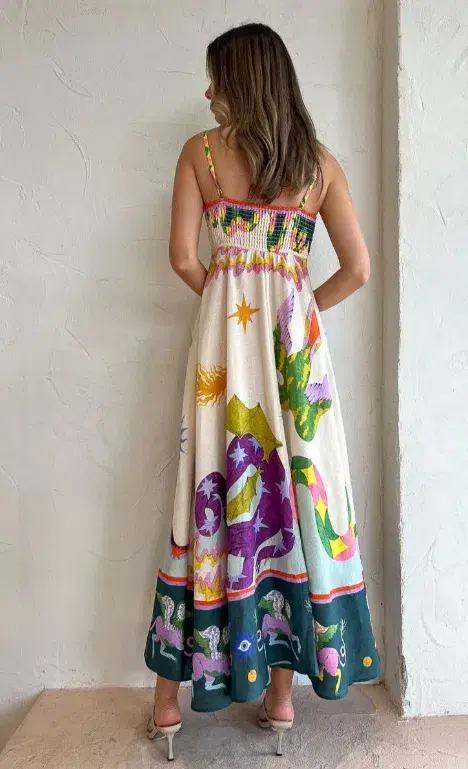 Alemais Seeker Sundress Print Size AU 8 - Image 3