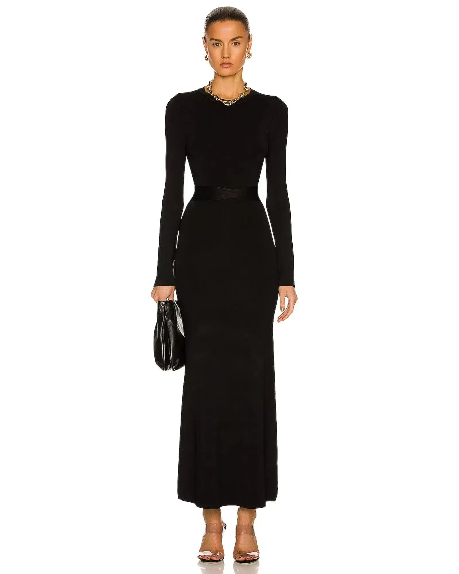 Sir the Label George Open Back Dress Black Size 2 / AU 10 - Image 1