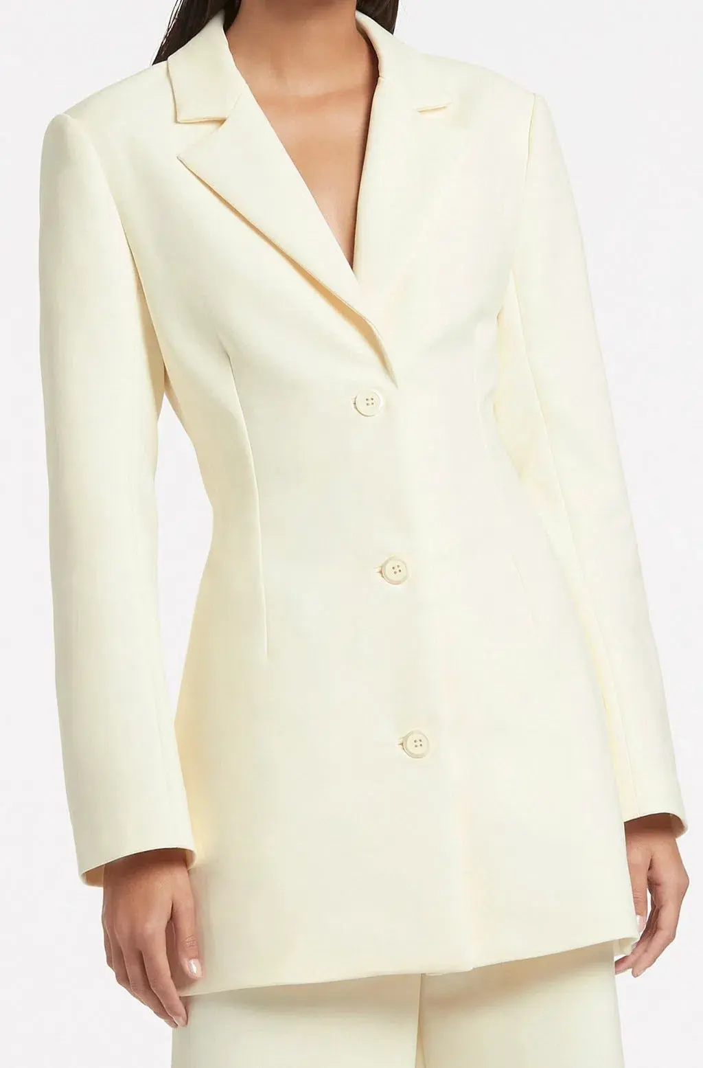 Sir The Label Marco Tailored Mini Dress Lemon Size 2 / Au 10  - Image 2