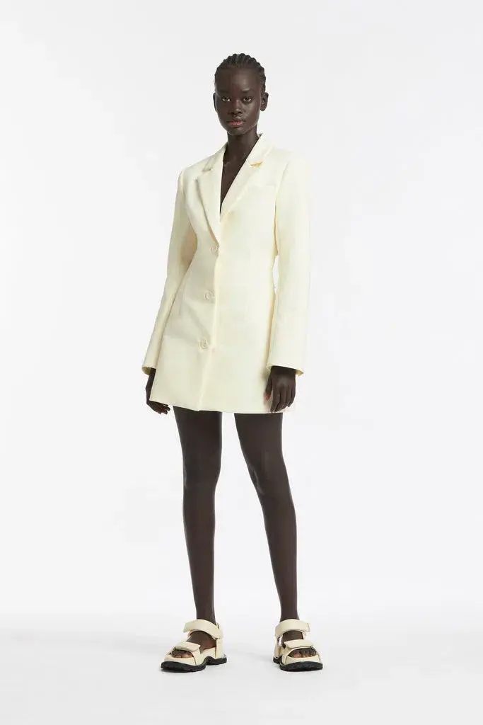 Sir The Label Marco Tailored Mini Dress Lemon Size 2 / Au 10  - Image 1