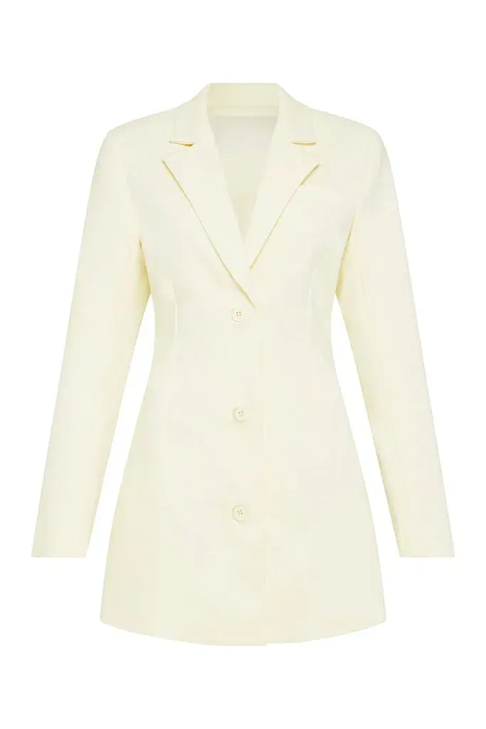 Sir The Label Marco Tailored Mini Dress Lemon Size 2 / Au 10  - Image 7