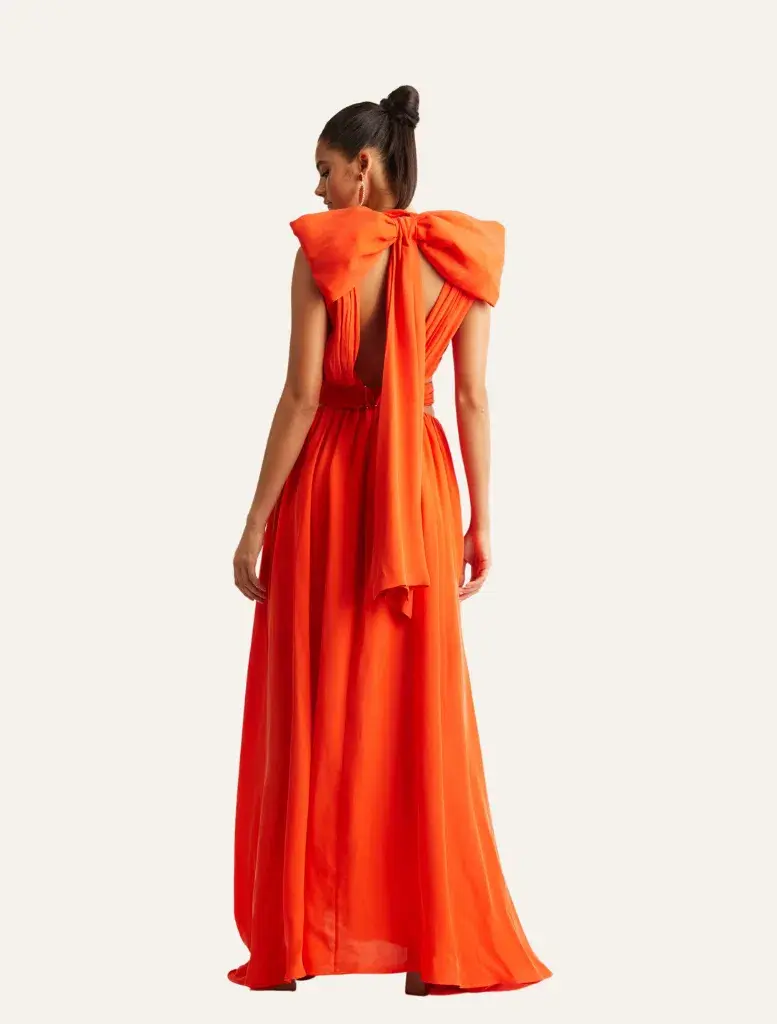 Helen O'Connor Solstice Gown in Poppy Size 8 for rent on The Volte - main image