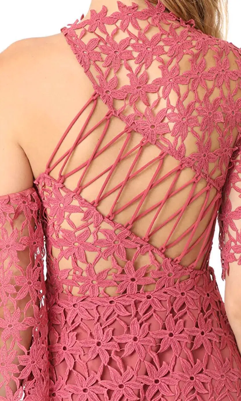 Keepsake Stay Close Mini Dress in Paprika Pink Size M / Au 10 - Image 3