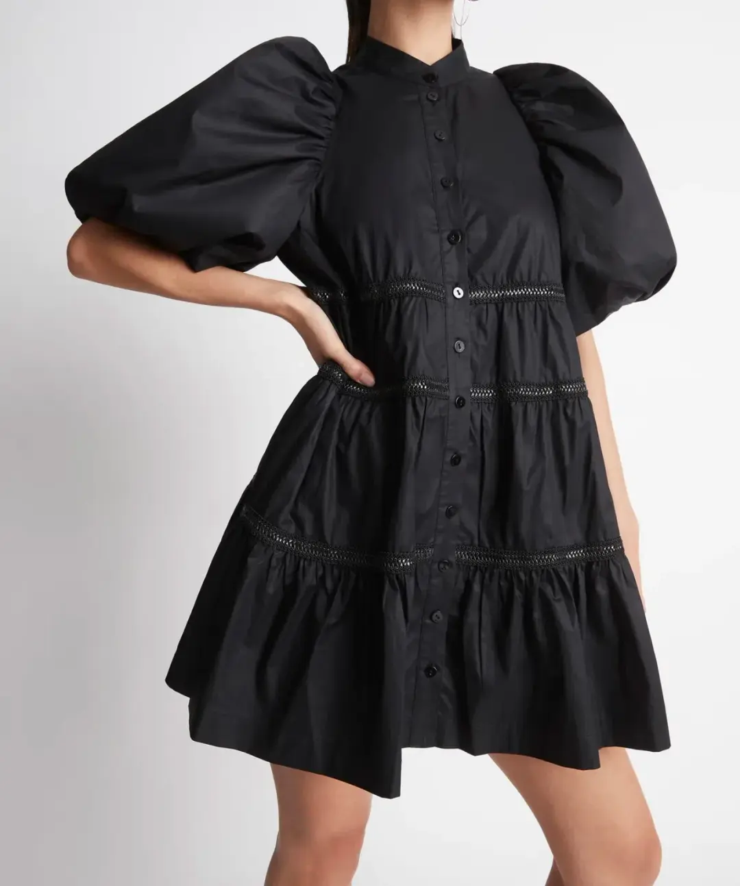 Sheike Pollyana Dress Black Size 12 for rent on The Volte - main image