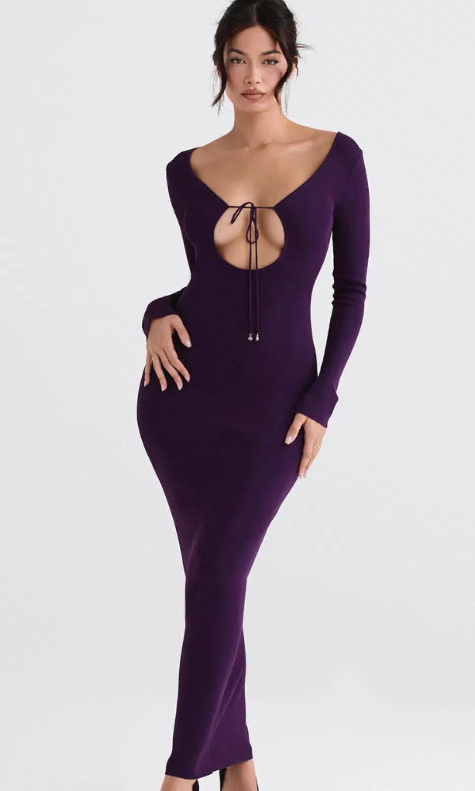 House of CB Keana Dress Purple Size AU 8  - Image 1