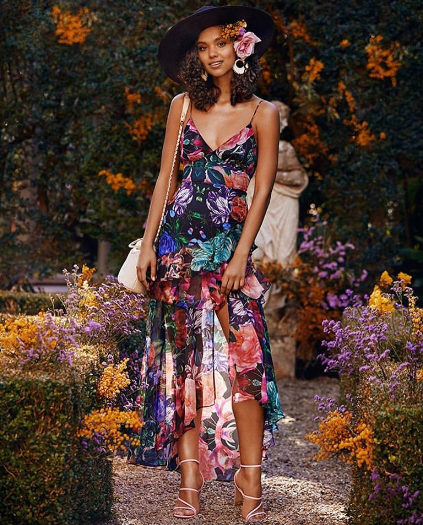 Sheike Jewel Floral Dress Size 6 - Image 3
