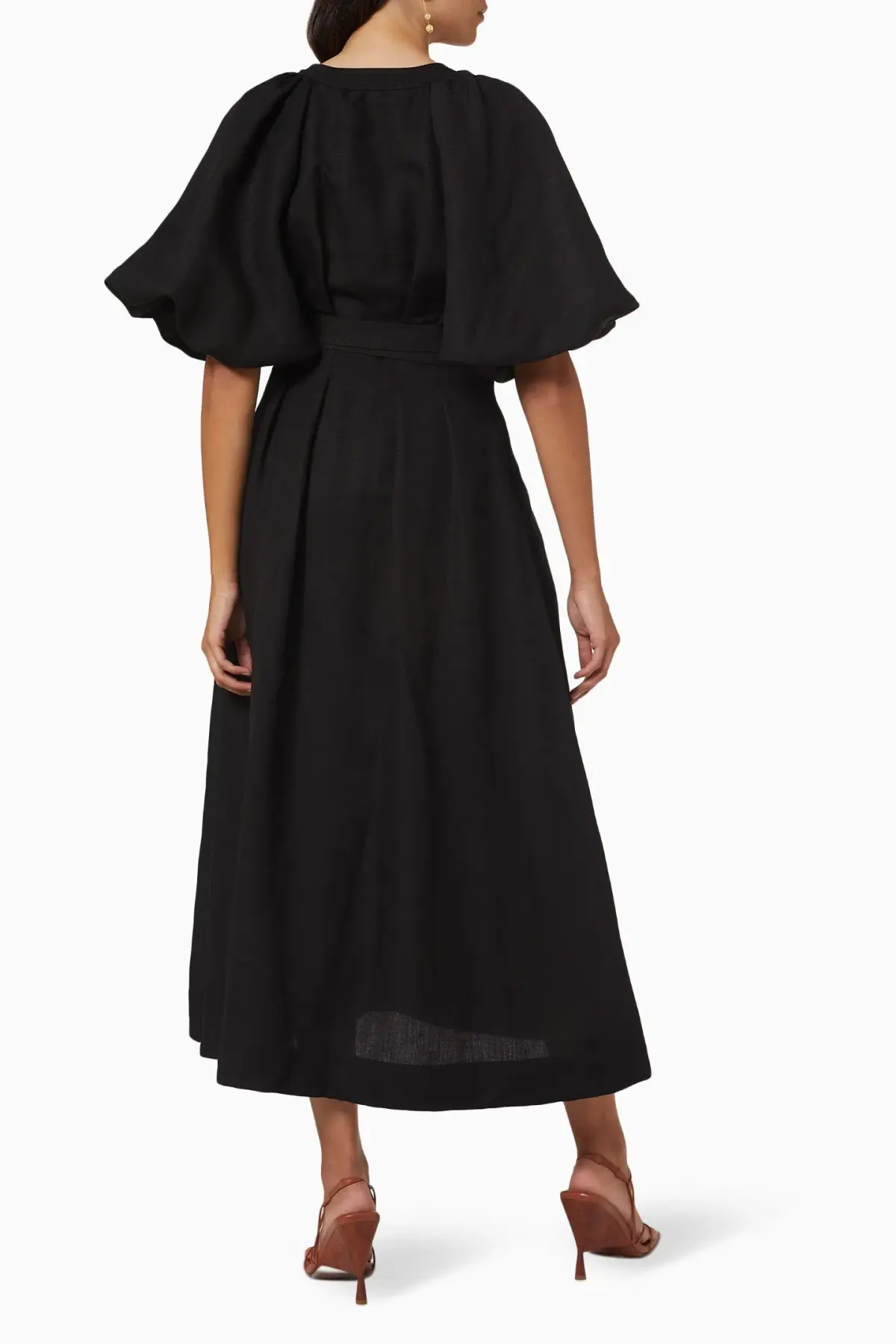 Aje Evermore Midi Dress Dress Black Size 14 - Image 4