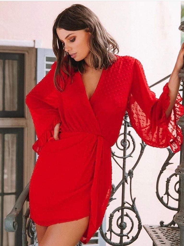 Sheike Blaze Bobby Dress red size 6 - Image 1
