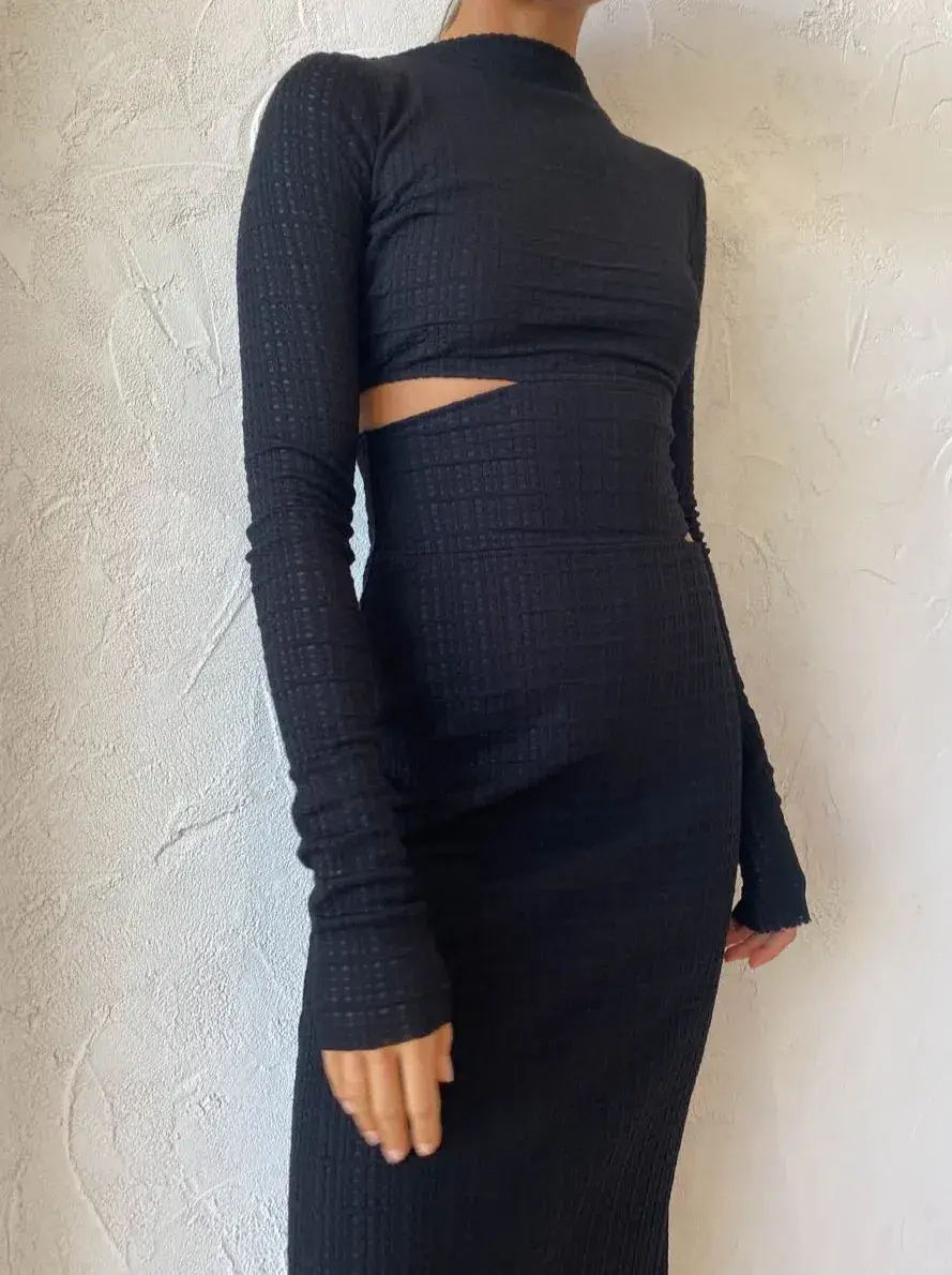 Camilla and Marc Ellsworth Midi Dress Black Size 6 - Image 6