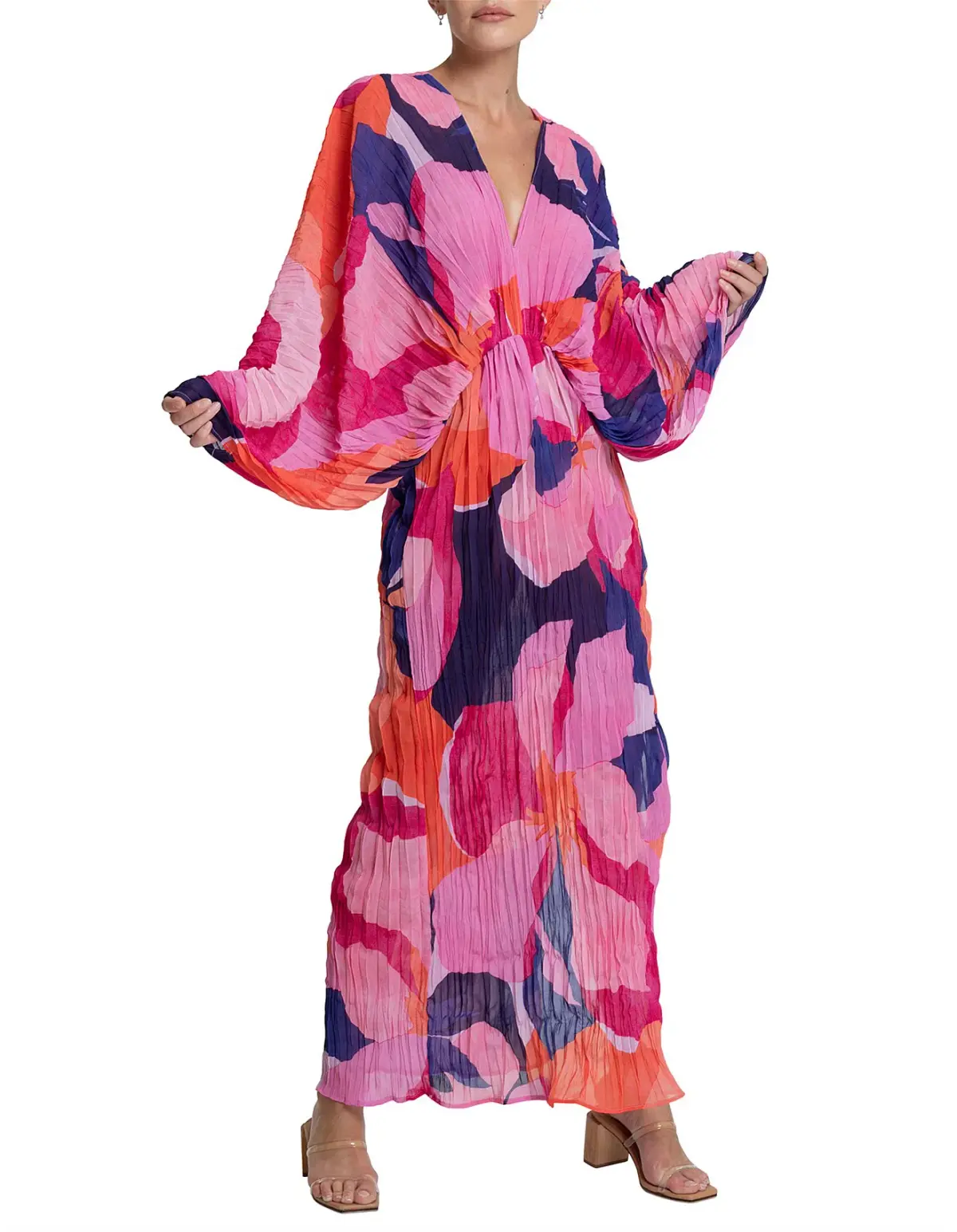 L'Idee De Luxe Long Sleeve Gown Capri Pink Size 6 / XS - Image 2