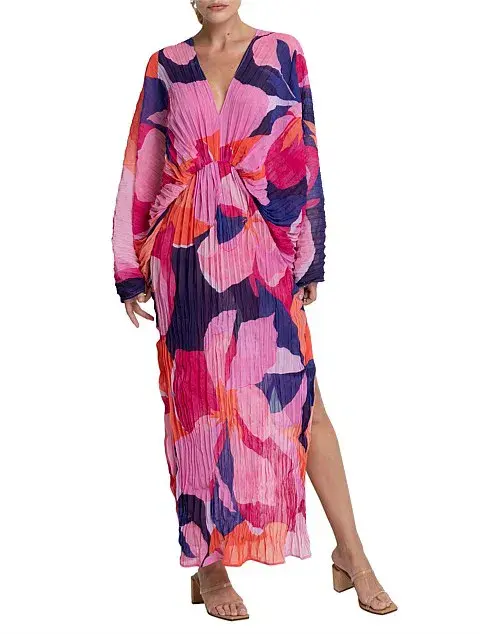 L'Idee De Luxe Long Sleeve Gown Capri Pink Size 6 / XS - Image 4