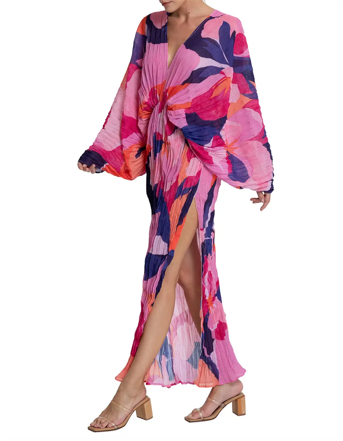 L'Idee De Luxe Long Sleeve Gown Capri Pink Size 6 / XS - Image 5